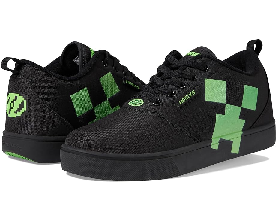 ヒーリーズ プロ 黒色 ブラック 緑 グリーン ジュニア キッズ 【 HEELYS PRO 20 MINECRAFT / BLACK GREEN 】 ベビー マタニティ スニーカー