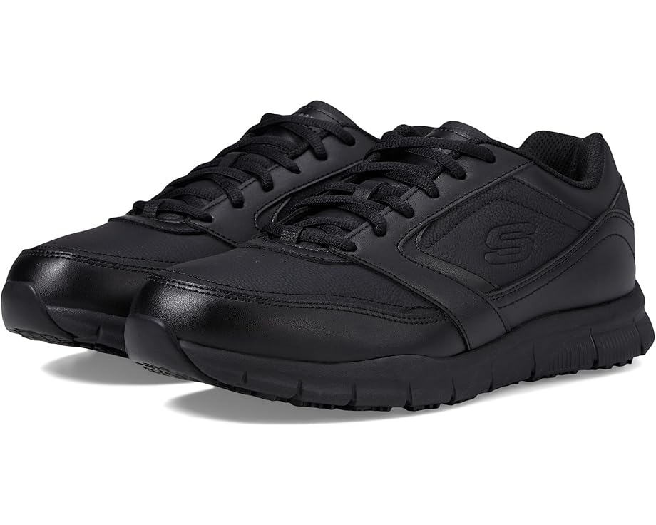 スケッチャーズ ワーク スケッチャーズ 黒色 ブラック スニーカー メンズ 【 SKECHERS WORK NAMPA / BLACK 】