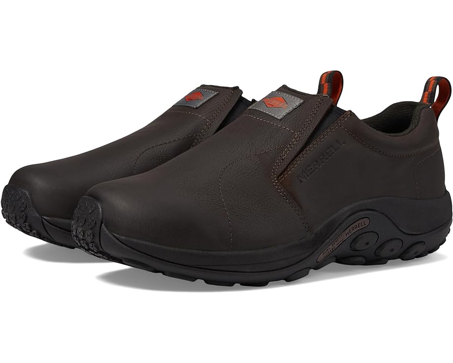 メレル ワーク レザー スニーカー メンズ 【 MERRELL WORK JUNGLE MOC LEATHER SLIP RESISTANT / ESPRESSO 】