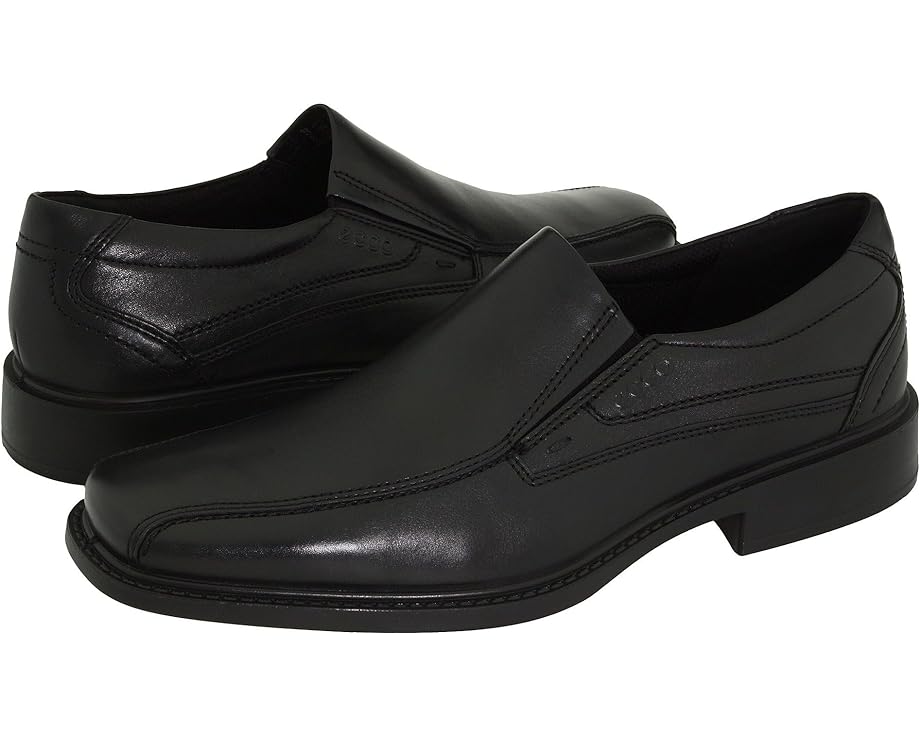 エコー ジャージー スリッポン 黒色 ブラック ニュージャージー メンズ 【 ECCO NEW JERSEY SLIP-ON / BLACK SANTIAGO FULL GRAIN 】 ローファー