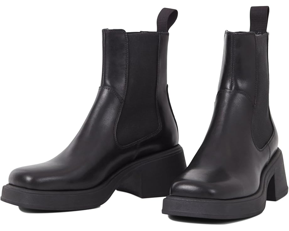 バガボンドシューメイカーズ レザー ブーツ 黒色 ブラック チェルシーブーツ レディース 【 VAGABOND SHOEMAKERS DORAH LEATHER CHELSEA BOOT / BLACK 】