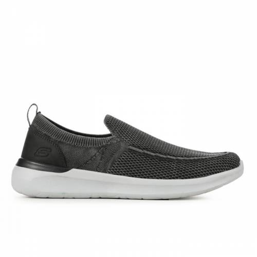 スケッチャーズ メンズ ワーナー スリッポン スニーカー 運動靴 チャコール ニット Men S Warner Slipon Skechers Lattimore Shoes Charcoal Knit Ice Org Br