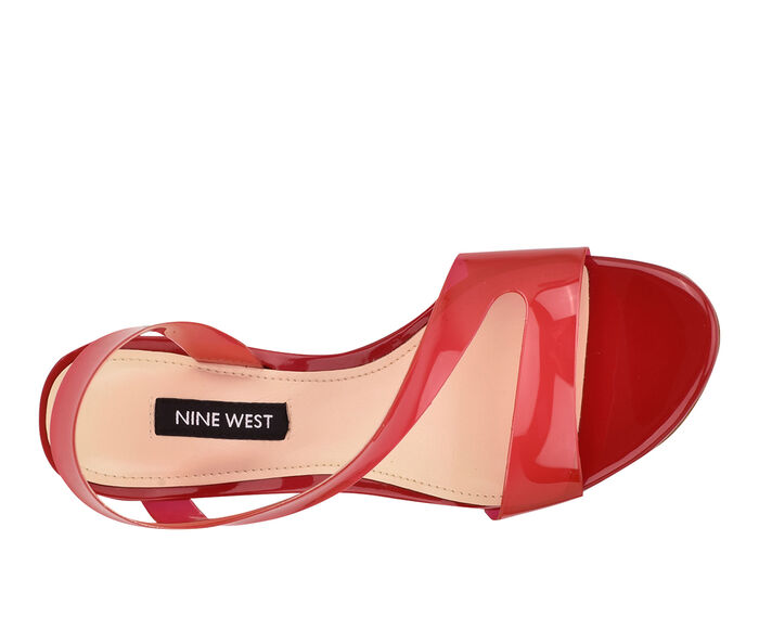 ナインウエスト レディース ドレス サンダル 赤 レッド WOMEN'S 【 RED NINE WEST IRISE DRESS SANDALS 】