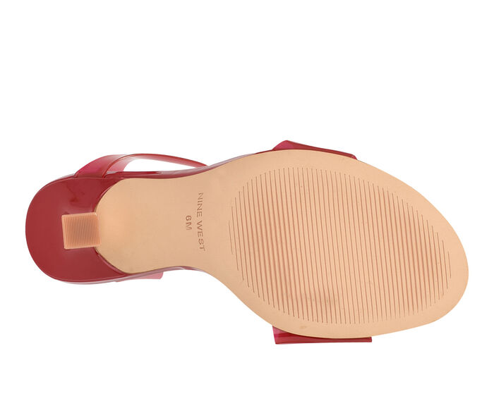 ナインウエスト レディース ドレス サンダル 赤 レッド WOMEN'S 【 RED NINE WEST IRISE DRESS SANDALS 】