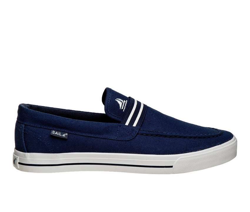 メンズ スリッポン スニーカー 運動靴 紺色 ネイビー MEN'S 【 SLIPON SAIL BUOY SHOES NAVY 】