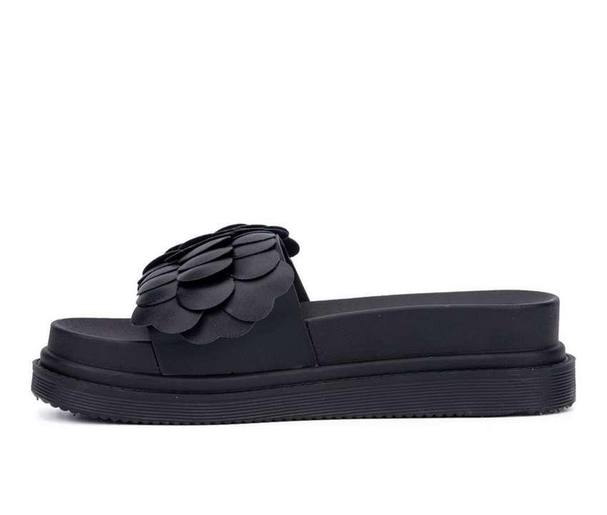 NEW YORK AND COMPANY レディース サンダル 黒色 ブラック ニューヨーク WOMEN'S 【 AND COMPANY CAMILIA PLATFORM SANDALS BLACK 】