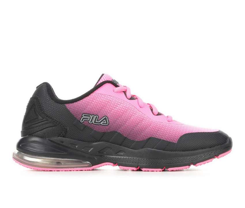 スニーカー スーパーsale 12 11深夜2時迄 フィラ レディース ピンク 黒色 ブラック Women S スニーカー Pink Fila Acumen Viz Sneakers Black Fade スニケス