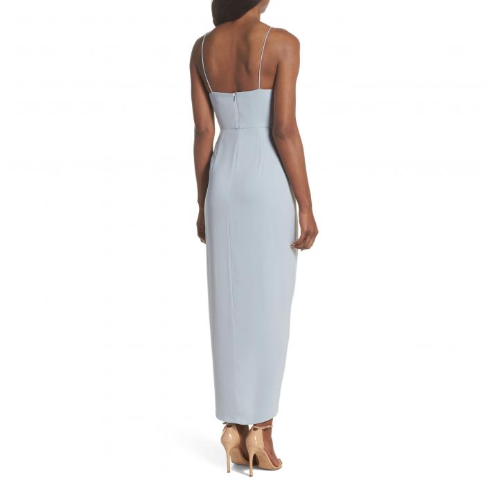 tulip hem maxi dress