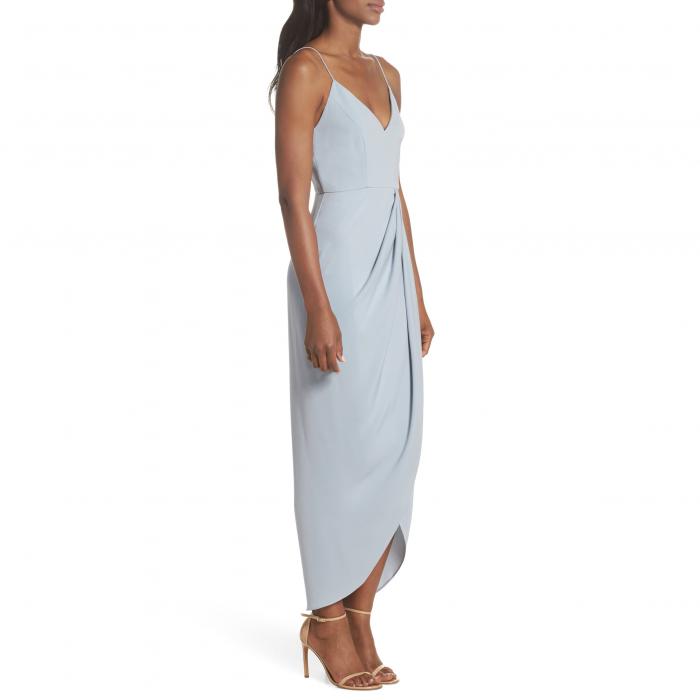 tulip hem maxi dress