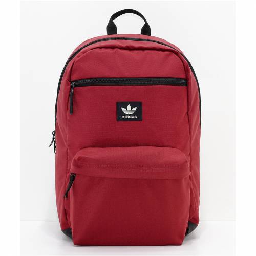 海外輸入 アディダス Adidas ワイン色 バーガンディー バックパック バッグ リュックサック 赤 レッド Red Adidas Originals National Burgundy Backpack バッグ 男女兼 バッグ お1人様1点限り Josenopolis Mg Gov Br