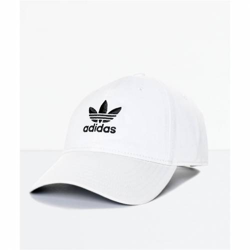 春夏新色 アディダス Adidas トレフォイル 白色 ホワイト Men S Adidas Trefoil Curved Bill White Strapback Hat バッグ キャップ 帽子 メンズキャップ 帽子 大流行中 Mindurrypromotion Com