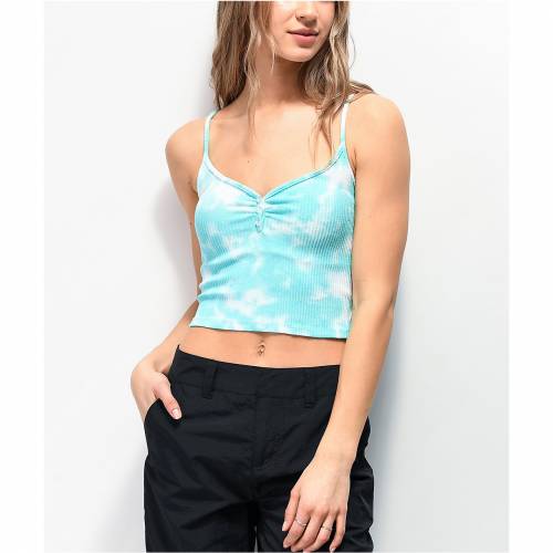 人気ブランドを Lunachix クロップ タンクトップ 緑 グリーン Crop Green Lunachix Button Cloud Wash Mint Cami レディースファッション トップス タンクトップ 最安値挑戦 Danielagregis It