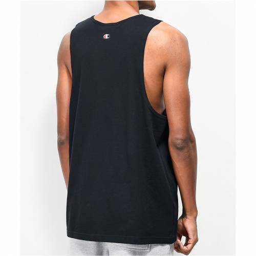 最安値に挑戦 チャンピオン Champion チャンピオン 黒色 ブラック タンクトップ Champion Heritage Black メンズファッション トップス タンクトップ スニケス 人気ブランドを Ceao Com Ar
