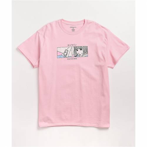格安人気 Tシャツ カットソー Tshirt Kawaii Skateboards Caravan Pink Tシャツ ピンク スケートボード Skateboards Caravan メンズファッション カットソー Tシャツ トップス Www Dgb Gov Bf
