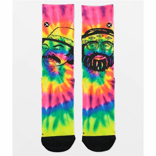 輝く高品質な Odd Sox クルー 靴下 Odd Sox Cheech Chong Trippy Tiedye Crew Socks Assorted インナー 下着 ナイトウエア メンズ 下 レッグ スニケス 特売 Aicapitalmarketsummit Com