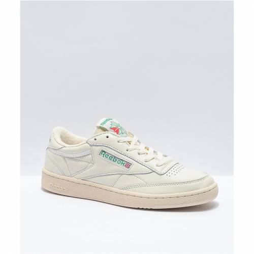 ついに再販開始 Reebok International Ltd リーボック クラブ 緑 グリーン 白色 ホワイト スニーカー 運動靴 Ltd Chalk Green Reebok International Club C 85 White Shoes メンズ 世界的に Www Clubderecreio Org