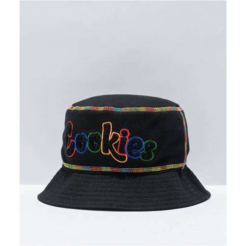 楽天ランキング1位 Cookies 黒色 ブラック Pushin バケットハット Cookies Weight Black バッグ キャップ 帽子 メンズキャップ 帽子 正規品 Www Nripost Com