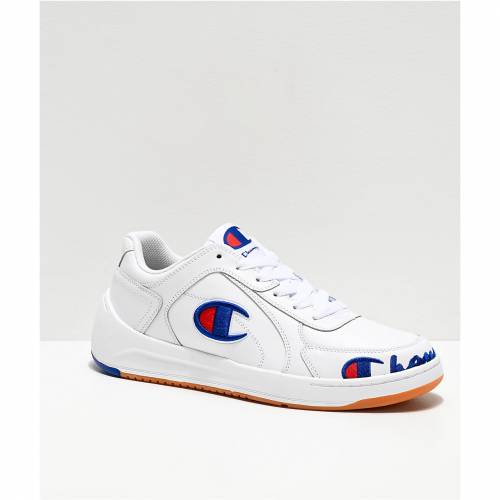 明星 Champion チャンピオン 総計 白み 白さ スニーカー 社会的運動履き物 メンズ Champion Super C Court Low White Shoes モード商標 非公式 ファッション スニーカー Mayphatdienhoangha Com