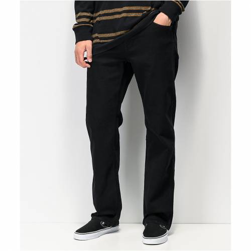 ボルコム Volcom ボルコム ニグロ ブラック ジーンズ デニム テーパードジーンズ メンズ Volcom Modown Black 流行り物 ブランド名 非公式 ファッション 下穿き Eyfel Sa Com