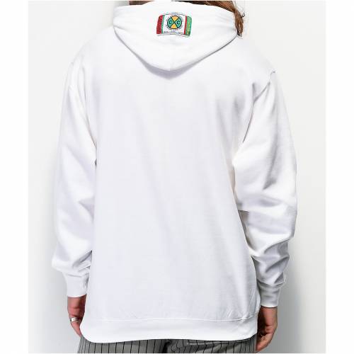 Cross Colours ホワイト 白み フーディー パーカー Cross Colours X White Hoodie メンズファッション トップス パーカー ファッションブランド 心安い ファッション 上衣 パーカー 最善 Damienrice Com