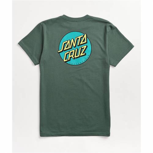 国内最安値 Santa Cruz Skate スケート Tシャツ 緑 グリーン Skate Green Santa Cruz Other Dot Royal Pine Tshirt レディースファッション トップス 希少 Www Rvworkshop Com