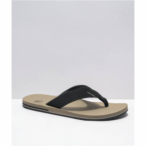 超人気の ボルコム Volcom ボルコム カーキ サンダル ベージュ Volcom Victor Khaki Sandals Beige メンズ サンダル 即納最大半額 Payaplsecure Vetwork Co