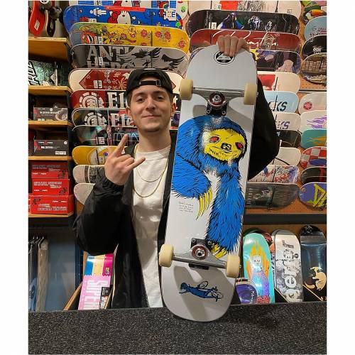 ファッション Welcome ファッションブランド Skateboards 青色 ユニセックス スケートボード カジュアル 黄色 White 8 0 Quot Skateboard スケートボード ブルー イエロー ユニセックス Yellow Welcome Skateboards Sloth On Bunyip Blue Skateboard Deck Assorted