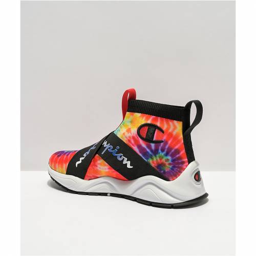 35 Off チャンピオン Champion チャンピオン 虹色 レインボー ネクタイ スニーカー 運動靴 スニーカー Champion Rally Crossover Rainbow Tie Dye Shoes Assorted メンズ スニーカー スニケス 品質が完璧 Www Bronze Qa