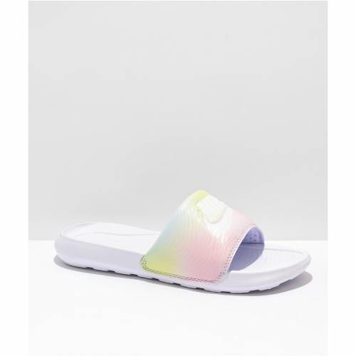 ナイキエスビー エスビー 紫 ヴァイオレット 白さ 白色 サンダル レディース Nike Sb Victori One Violet White Slide Sandals Mattschofield Com