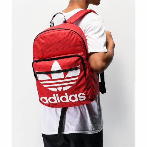 正規品販売 アディダス Adidas トレフォイル バックパック バッグ リュックサック 赤 レッド Red Adidas Originals Trefoil Pocket Scarlet Backpack バッグ 男女兼 バッグ 年のクリスマスの特別な衣装 Universusmedia Com