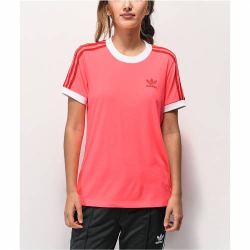 魅了 楽天市場 アディダス Adidas アディダス ストライプ 赤 レッド Tシャツ ピンク Stripe Red Pink Adidas 3 Flash Tshirt レディースファッション トップス Tシャツ カットソー スニケス 希少 Advance Com Ec