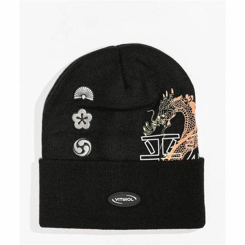黒 ネグロ ビーニー マスタ 笠 メンズ Vitriol Hydra Black Beanie Acvs Co Za