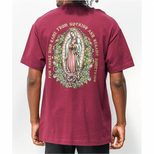 Dgk ディージーケー ワイン色 バーガンディー Tシャツ 赤 レッド メンズ Red Dgk Guadalupe Burgundy Tshirt Dark Maf Gov Ws