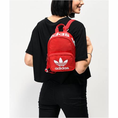 楽天市場 アディダス Adidas アディダス オリジナルス 赤 レッド バックパック バッグ リュックサック レディース Red Adidas Originals Santiago Mini Backpack スニケス