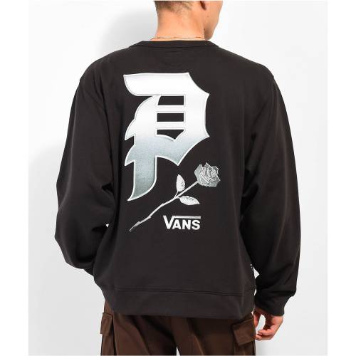 格安saleスタート ヴァンズ バンズ プリミティブ 黒色 ブラック スウェットシャツ トレーナー メンズ Www Coopedel Com
