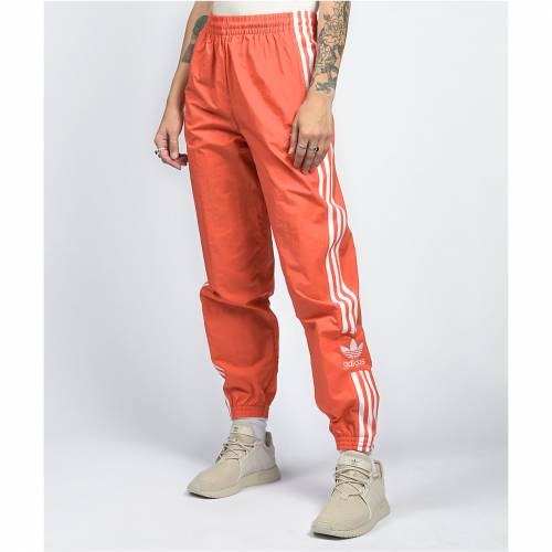 当社の パンツ トラック ナイロン Adidas アディダス 赤 パンツ ボトムス レディースファッション Pastel Light Nylon Scarlet Up Lock Adidas Red トラックパンツ レッド Www Dgb Gov Bf