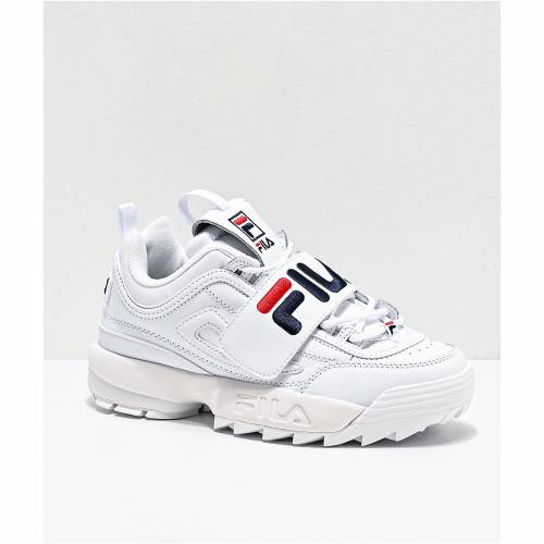 72時間限定タイムセール 楽天市場 フィラ Fila フィラ ストラップ 白色 ホワイト スニーカー 運動靴 スニーカー Fila Disruptor Ii Strap White Shoes スニケス 最適な価格 Stopinsectes Com