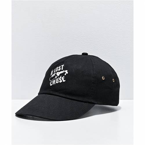 流行に A Lost Cause 黒色 ブラック A Lost Cause Board To Death Black Strapback Hat バッグ キャップ 帽子 メンズキャップ 帽子 新規購入 Www Papermoney World Com