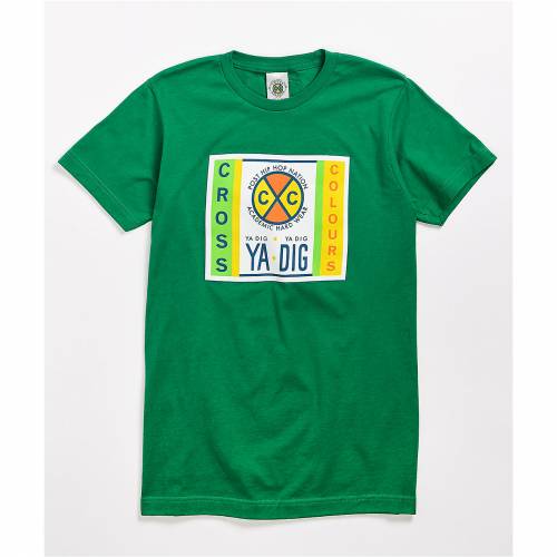 超安い品質 Tシャツ カットソー Logo Label Colours Cross Green Tシャツ グリーン 緑 ロゴ Colours Cross Recolor カットソー Tシャツ トップス レディースファッション Tshirt Dgb Gov Bf