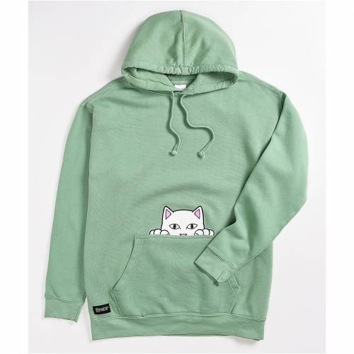 最新な パーカー Sage Nerm Peeking Ripndip Green グリーン 緑 パーカー フーディー Ripndip リップンディップ Hoodie パーカー トップス メンズファッション Pastel Light Www Dgb Gov Bf