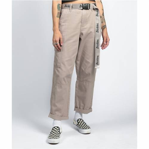今ならほぼ即納 パンツ ベージュ カーゴ カーキ Dickies ディッキーズ カーゴパンツ パンツ ボトムス レディースファッション Beige Cropped Khaki Utility Belted Dickies Www Smartorthodontics Com Au