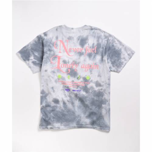 見事な Tシャツ カットソー グレー 灰色 Nite Emo ネクタイ カットソー Tシャツ トップス メンズファッション Tshirt Dye Tie Grey Lonely Never Nite Emo Tシャツ Dgb Gov Bf