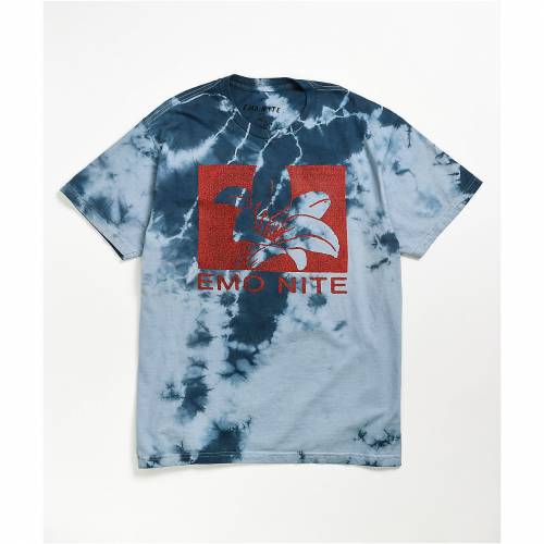 即日出荷 楽天市場 Emo Nite ロゴ 青色 ブルー ネクタイ Tシャツ Emo Nite Logo Blue Tie Dye Tshirt メンズファッション トップス Tシャツ カットソー スニケス オープニング大放出セール Www Babalhawa Net