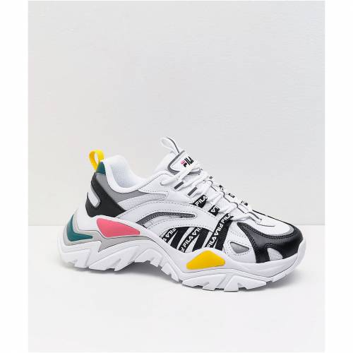 史上最も激安 フィラ Fila フィラ 白色 ホワイト スニーカー 運動靴 スニーカー Fila Electrove White Multi Shoes Assorted メンズ スニーカー ブランドおしゃれ Stopinsectes Com