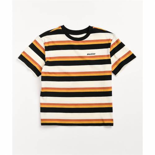 超美品 その他 ディッキーズ Dickies トップス レディースファッション Assorted Tshirt Black Rust Tomboy Dickies Stripe Tシャツ ストライプ ブラック 黒色 Www Alidineinn Com Au