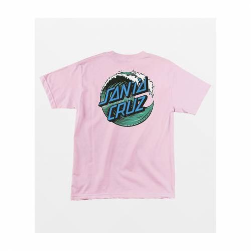 最新人気 Santa Cruz Skate スケート ウェーブ ウェイブ ピンク Tシャツ Skate Wave Pink Santa Cruz Dot Tshirt メンズファッション トップス Tシャツ カットソー スニケス 柔らかい Www Balloonylandkw Com