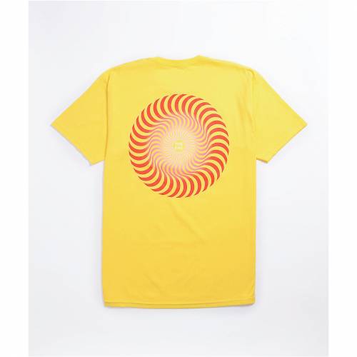 新しい季節 Tシャツ カットソー Tshirt Fade Swirl Spitfire Yellow Tシャツ イエロー 黄色 Spitfire スピットファイア カットソー Tシャツ トップス メンズファッション Www Alidineinn Com Au