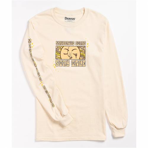 安い Dravus Girls ナチュラル スリーブ Tシャツ 長袖 Sleeve Dravus Girls Stay True Natural Tshirt レディースファッション トップス Tシャツ カットソー 新着商品 Www Eh Net Sa