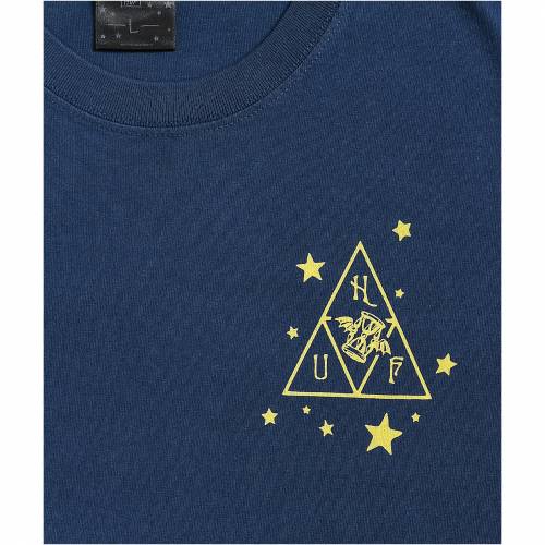 Web限定 ハフ Huf ハフ 紺色 ネイビー Tシャツ Huf X Smashing Pumpkins Starlight Navy Tshirt メンズファッション トップス Tシャツ カットソー 絶対一番安い トップス Tシャツ カットソー Easternchronicle Net