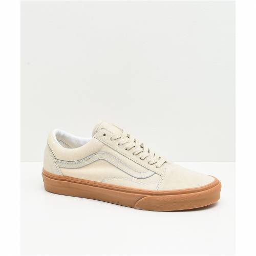 ヴァンズ Vans バンズ スケート スニーカー 運動靴 ベージュ カーキ オールドスクール ユニセックス Vans Skate Oatmeal Gum Shoes Beige Khaki Azk Gov Rs